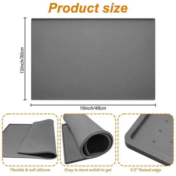 Spill-Free Ice Maker Mat